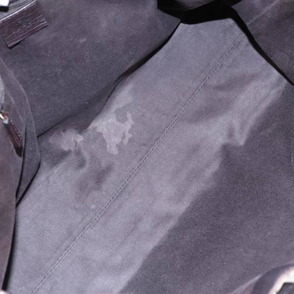 GUCCI GG Canvas Tote Bag Beige Brown Gold 106251 Auth 93839 - Picture 15 of 16